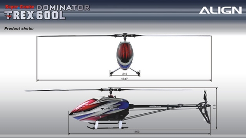 HELICOPTERE G4 THERMIQUE RAPTOR FLYBARLESS KIT - Thunder Tiger